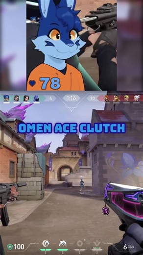 Bro I'm mid clutch 😭 #furrystreamer #valorant #furryvtuber #phurrst #clutch