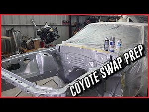 How To Get Your Foxbody Ready for a GEN3 Coyote SWAP! Bay Modifications & Paint! - TIPS05E93