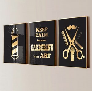 NATVVA 3 Pieces Facial Acupuncture Wall Art Canvas Prints Acupuncture Therapy Poster Painting Acupuncture Zones Pictures for Points Clinic Decor with Wooden Inner Frame