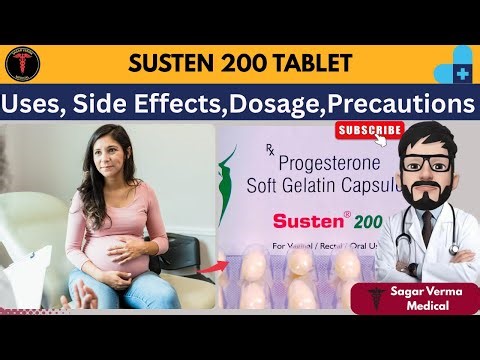Susten 200 Progesterone Soft Gelatin Capsules | Susten 200 Tablet During Pregnancy | Dose💊