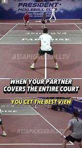 41K views · 1.8K reactions | When your teammate does 99% of the work, and you get the best view and the win  Great court coverage & carrying by  Ly Hoang Nam, can we be your Doubles partner in future 藍 Follow @asiapickleballtv for more #pickleball #pickleballers #pickleballhighlights #pickleballplayers #pickleballtournament #pickleballislife | Asia Pickleball TV | Facebook