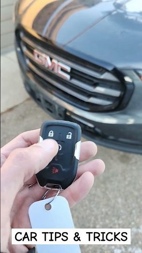 Car Tips and Tricks - How to Use Remote Starter on GMC and Chevrolet (Chevy) #gmc #chevy