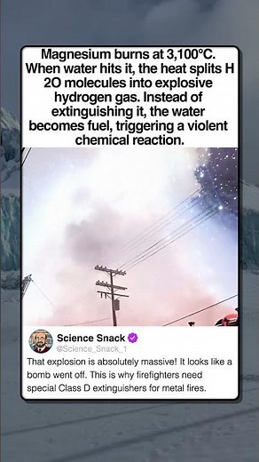 MAGNESIUM VS WATER: THE EXPLOSIVE TRUTH