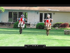 Tommy and Max Ripping the 150s!!!!!!!