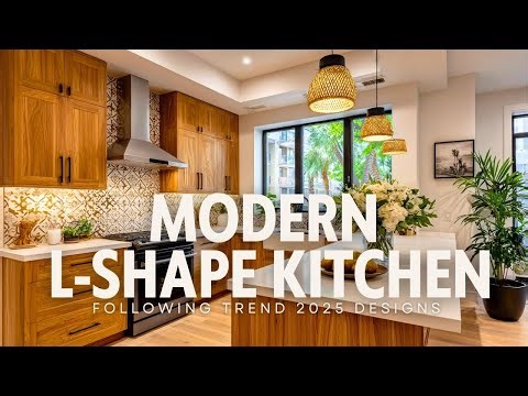 Modern L Shape Kitchen Ideas That Maximize Space and Style Following Trend 2025 Designs