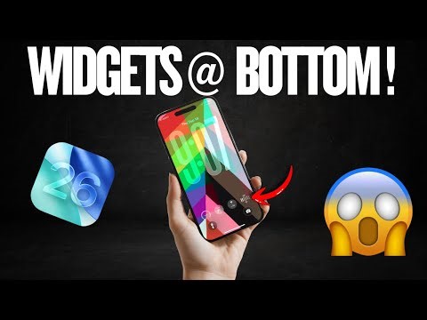 How to Move iPhone Lock Screen Widgets to the Bottom in iOS 26