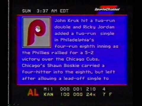 Sports Plus Network on SportsChannel - 05/18/1991 - Part 1