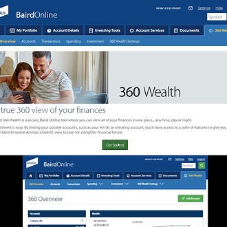 360 Wealth | Baird Online Demo Website