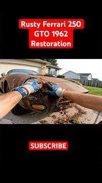 Rusty Ferrari 250 GTO 1962 Restoration – From Forest Wreck to Iconic Red Masterpiece