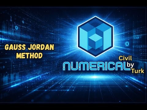 Numerical (Gauss Jordan Method) || تقنيات عددية