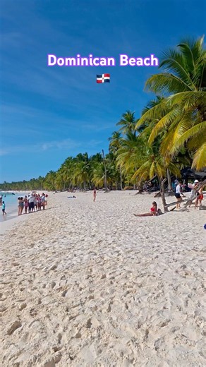 Welcome to Saona Island 🏝️🇩🇴Crystal-clear water & paradise beaches in 4k✨
