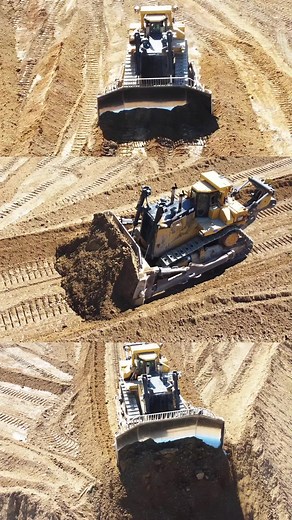 Slot Dozing with D11 Bulldozer