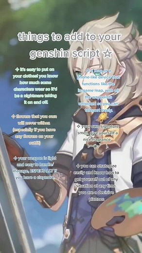 hope this helps anyone, i might make another part if i have more ideas ^_^ || #genshinscripting #genshinimpactscripting #genshinscript #genshinimpactscript #scriptingtips #scriptingdr #genshinshifting #shiftinghelp #shiftingtips #shiftingscript #444 #1111 #foryoupage #genshinimpact #genshin #shiftingtogenshin #shiftingtogenshinimpact