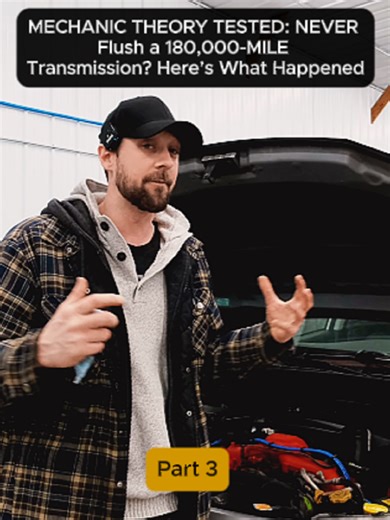 MECHANIC THEORY TESTED: NEVER Flush a 180,000-MILE Transmission? Here’s What Happened#mechanic #bugatti #matarmstrong #mechanics #error404 #error #remove #auto #rebuild #carfix #autocar #service