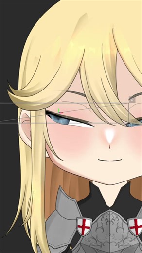 Glowing eyes in Inochi2D #vtuber #tutorial #animation #Inochi2D