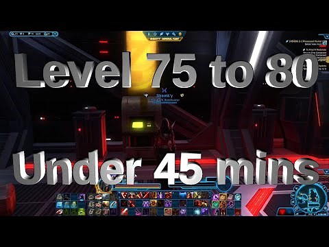 SWTOR 7.0 - Fastest Way To Level From 75 to 80 - Done in under 45 minutes