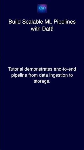 Build Scalable ML Pipelines with Daft!