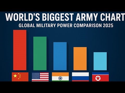 World’s Biggest Army Chart | Global Military Power Comparison 2025.