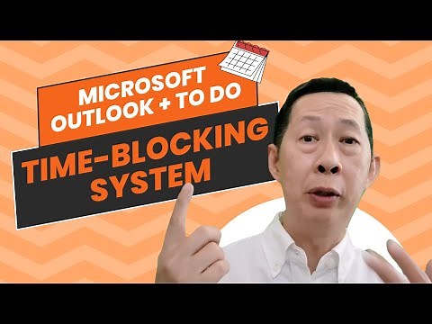 Time-blocking using Microsoft Outlook + To do - Productivity Tips for Managers