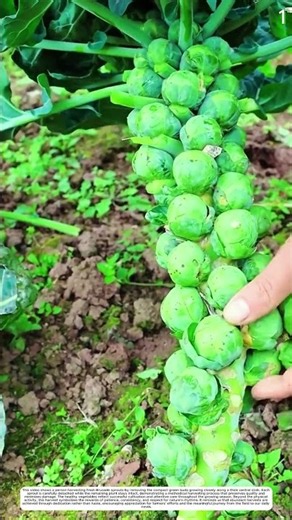 Brussels Sprouts Harvest: How Expert Hands Turn the Plant into a Crop