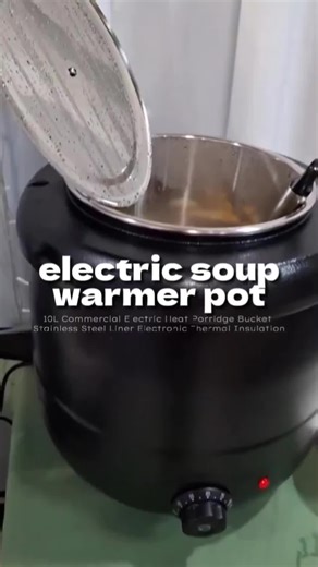 10L Electric Soup Warmer Pot for Commercial Use