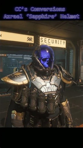 CC’s Conversions Azrael ‘Sapphire’ Helmet suscribe store #starcitizen