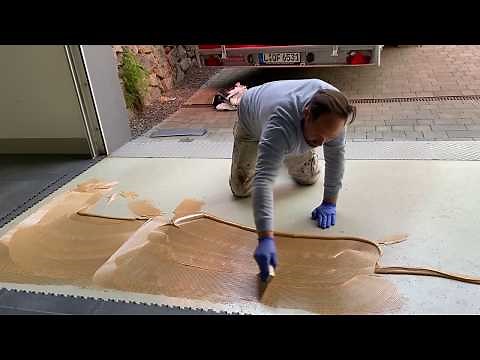 Tipps zur verlegung einer Garage mit PVC Fliesen