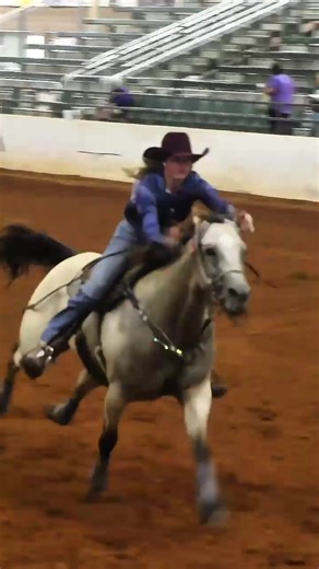 My girl won the 2nd rodeo at regions with a 16.7! I couldn’t be more proud of her💜 video credits @Hevenli #fabulouslastwords #glorytogod #thankful #barrelhorse #redhotregion3