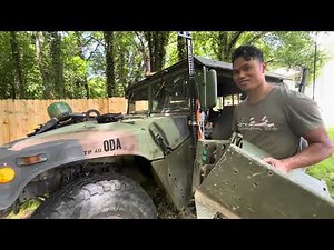 Humvee! Radio mount install , put new technologies on it. easy to use in this modern world