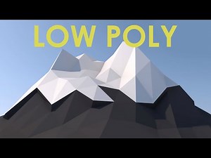 Low Poly Mountain Tutorial CINEMA 4D