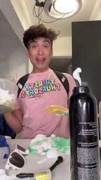 POV: ur buying the Addison Rae slime with blue crystal glitter