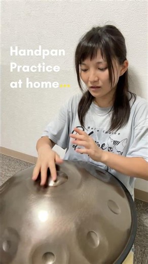 Handpan Practice お家でハンドパン #handpan #ハンドパン #リズム遊び #rhythm #楽しい