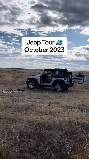 Updated Jeep tour October 2023, videos coming out later this next week of the platform bed we are building, clover's crate upgrade, and a folding rollbar table #nomad #solofemaletraveler #traveler #jeepcamping #bostonterrier #traveldog #vanlife #carcamping #jeeptour #vantour #camping