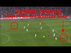 Andres Iniesta | Top 10 Passes\\Assists Ever!!!!