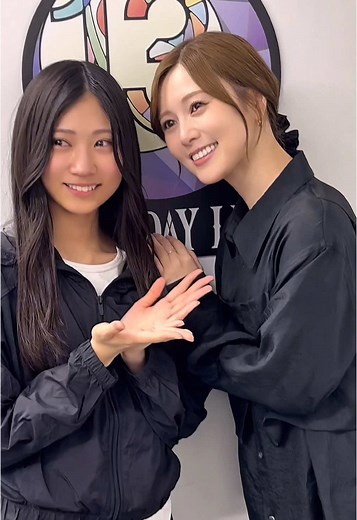 川端晃菜と白石麻衣の感動の初対面