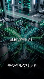 【350A:デジタルグリッド】実は利益率約5割の電力企業があります