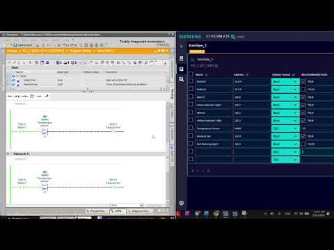 TIA Portal V20: Simulating Analog Temperature Inputs and Alarms
