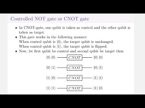6. Unitary transformation and two qubit gates