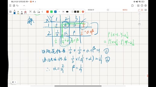 概率论 二维随机变量独立