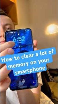 How to clear a lot of memory on your smartphone #android #smartphone #memory #techtech #androidhacks