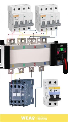 How to Wire an MTS Changeover Switch for Two-Line Power Transfer.