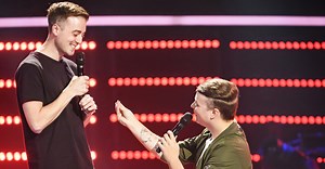 The Voice's Nathan Brake opens up about THAT on-stage proposal
