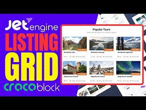 How To Create A Listing Grid In JetEngine - CrocoBlock JetEngine Listing Grid Tutorial