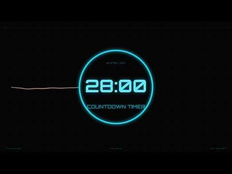 28 Minute Countdown Timer ⏱️ [28:00] HD with Sound Effects & Explosion