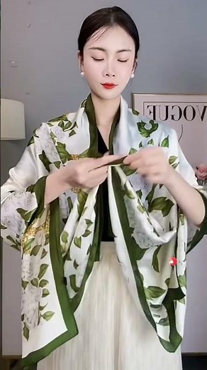 How to Wear a Scarf? Necktie for girls | Hijab, Shawl Tutorial Part 328523 #scarftie #hijab #shorts