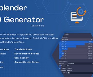 ArtStation - LOD Generator - Blender | Resources