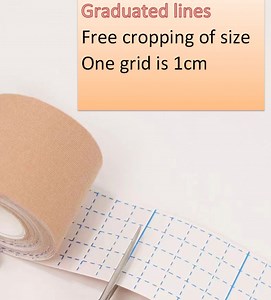 [Hot Item] Sports Tape/Kinesio Tape with Graduated Backing Paper, Can Be Cut Freely