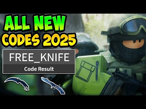ALL WORKING COUNTER BLOX CODES ROBLOX - All New Counter Blox Codes 2025! (FREE KNIFE SKINS)