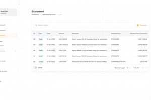 Customer Portal for cross-border remittance using XRPL Tags