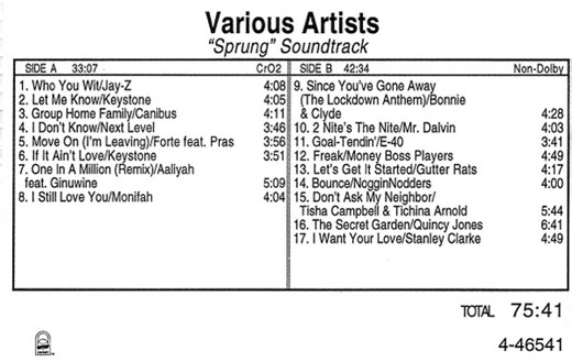 Various - "Sprung" Soundtrack